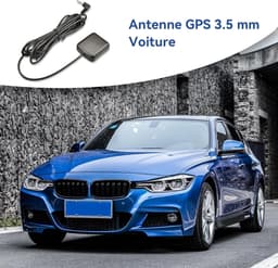SnelShoppen - Universele Auto GPS Antenne met 0.3 cm Adapter, Coaxiale Kabel 3 Meter, Geschikt voor Dash Camcorder/GPS Dashcam, Hoge Frequentie 1575.4 — thumbnail 3