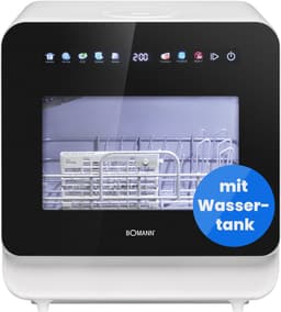 Bomann TSG 5702 - Mini vaatwasser - met en zonder wateraansluiting te gebruiken - 5 Liter reservoir - Energieklasse C — thumbnail 1