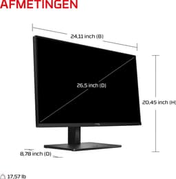 HyperX OMEN OLED 27qs Gaming Monitor - 27 Inch QHD - 500Hz - QD-OLED - 0,03ms - USB-C - KVM Switch - aRGB verlichting — thumbnail 5