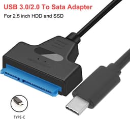 SATA naar USB Adapter - Harde Schijf Kabel - Externe Opslag - Ondersteunt UASP - 2.5 Inch - Zwart — thumbnail 4