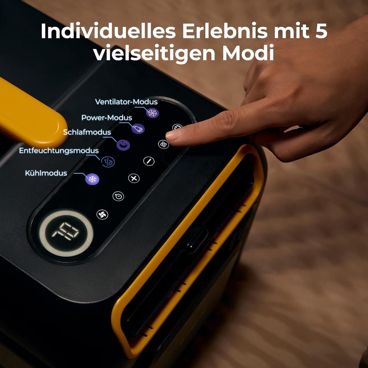 Draagbare airconditioner 5-in-1 compacte camping airco met app bediening, snelle koeling, 3500 BTU voor tent en camper — afbeelding 1