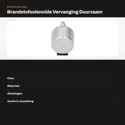 Brandstofsolenoïde vervanging 692734 - Duurzaam - Kabelboom - Betrouwbare accessoires - Geschikt voor 497672/497157/495739 - Hoogwaardig ijzermateriaal - Brandstofklep — thumbnail 2