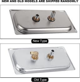 Roestvrijstalen Bekerspoeler - Glazenreiniger Keuken - Hygiënisch Reinigen - Vijflaags Galvaniseren - 40L x 31B x 8H cm - Zilver — thumbnail 4