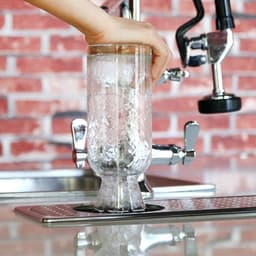 Bekerspoeler - Glazenwasser - Snelle Reiniging - Automatische Sprinklers - 11.4cm Diameter - RVS — thumbnail 4
