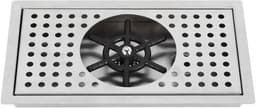 Bekerspoeler - Glazenwasser - Snelle Reiniging - Automatische Sprinklers - 11.4cm Diameter - RVS — thumbnail 1