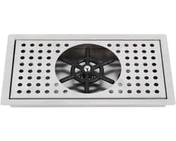 Bekerspoeler - Glazenwasser - Snelle Reiniging - Automatische Sprinklers - 11.4cm Diameter - RVS