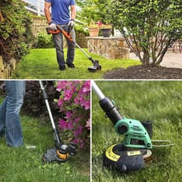Plastic Grasmaaier Mesjes - Vervangende Bladen - Tuin Onderhoud - Roestvrij Plastic - 30 Stuks - Wit — thumbnail 2