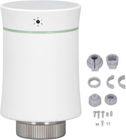 Slimme Radiatorthermostaat - Radiatorkraan Thermostaat - Energie Besparen - App Bediening - Universeel - Wit — thumbnail 5