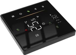 Slimme Thermostaat - Wifi Thermostaat - Energie Besparen - 7 Dagen Programmeerbaar - 16A Belastingsstroom - Zwart — thumbnail 1