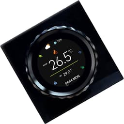 Slimme Thermostaat - Temperatuurregelaar WiFi - Energie Besparen - Programmeerbare Schema's - 16A - Zwart — thumbnail 3