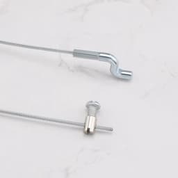 Gaskabel 2000 mm - Flexibele Kabel - Z-haak Motorremkabel - Staal - Diameter 1,5 mm - Duurzaam en Sterk — thumbnail 2