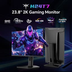 KTC-H24T7-gaming monitor-23,8 inch plat Fast IPS-QHD 2560×1440-overklokt 185Hz-1ms MPRT-HDR400-FreeSync & G-Sync compatibel-VESA 100×100 hoogteverstelbaar — thumbnail 3