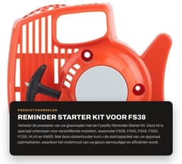 Starter Kit - Starter Houder - Geschikt voor FS38/FS45/FS46/FS55/FC55/HL45/KM55 - Plastic - Afmetingen 20 x 15,5 cm - Inclusief 1 x Recoil Starter - Startmotor — thumbnail 1