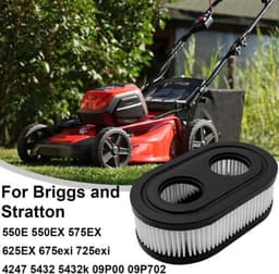 Luchtfilter Grasmaaier - Vervangingscartridge - Compact - Onderdeel 593260 798452 - Geschikt voor Briggs & Stratton - Hoogwaardige prestatie — thumbnail 4