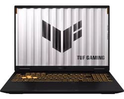 ASUS TUF Gaming FX610JM-TU006W Intel® Core™ i7 i7-14650HX Laptop 40,6 cm (16") WUXGA 16 GB DDR5-SDRAM 512 GB SSD NVIDIA GeForce RTX 5060 Wi-Fi 6 (802.11ax) Windows 11 Home Nederlands Zwart