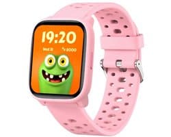 Smartwatch Kinderen – Geen App Nodig – Stopwatch – Stappen – Roze