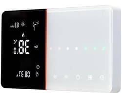 Digitale thermostaat - Slimme regelaar - Verwarming regelen - Wifi bediening - 95-240V AC - Wit