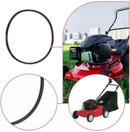Dailygoods- Aandrijfriem V-riem vervangend onderdeel - Binnenomtrek 750 mm - Buitenomtrek 772 mm - Breedte 10 mm - Compatibel met MTD/Troy-Bilt - Rubber/vezelmaterialen - Grasmaaier Riem — thumbnail 2