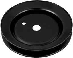 Dailygoods- Stationaire Katrol - Hoogte 24 mm - Diameter 141 mm - Compatibel met MTD Grasmaaier - Slijtvast Metaal - Onderdeelnummer 756-1188 - Looprol — thumbnail 1
