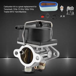 Dailygoods- Carburateur Kit - Inclusief Brandstoffilter - Luchtfilter met Voorfilter - Afdichting - Brandstofleiding - Eenvoudige Installatie - Grasmaaier Carburateur — thumbnail 5