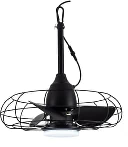 CristalRecord - Plafondventilator Freshfan Ø 50 cm outdoor IP65 zwart — thumbnail 3