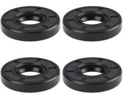 Dailygoods- Lipseal 17x40x7mm - 4 Stuks - Afdichtingskit - Oliebestendig Rubber - Compatibel met MTD/Cub Cadet - Vermindert Slijtage - Afdichtring