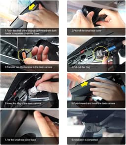 SnelShoppen - Dash Cam voor Toyota C-HR 2017-2020 - 4K Auto Camera met WiFi, Nachtzicht, 64GB, Veiligheidsfunctie, Eenvoudige Installatie — thumbnail 3