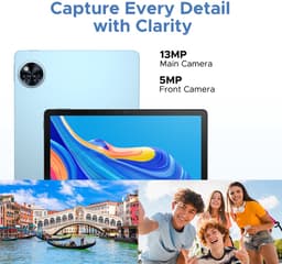 DOOGEE U11 Pro - Tablet - Tablets - 30GB RAM + 256GB ROM(2TB/TF) - 8580 mAh - 11 Inch 1080P 90 Hz - Dubbele luidspreker - T7200 Octa Core - 13MP Camera - 5G WIFI - Face ID - 7.9 mm Metallic Body - Blauw — thumbnail 3