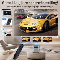 Mini Beamer - Projector met Wifi - Bluetooth — thumbnail 2