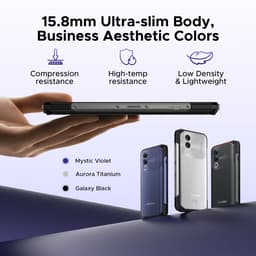 DOOGEE Blade 20 - Robuuste Smartphone - Outdoor Smartphone - 20GB RAM + 128GB - 10300mAh/18W - 6,56 inch 90Hz - 4G Dual SIM- Android 15 - IP68 - NFC- GPS - Face ID - Zwart — thumbnail 5