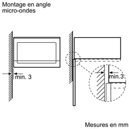inbouw magnetron 25l 900w roestvrij staal - bosch - bfl553ms0 — thumbnail 2
