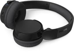 PHILIPS TAH3209BK Lightweight On Ear draadloze Bluetooth Headphones met Passive Noise Isolation - 25 uur afspeeltijd, natuurlijk geluid, heldere gesprekken, dynamische bass, 2 uur USB-laden - Zwart — thumbnail 2