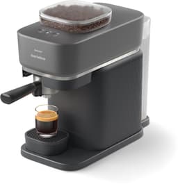 Philips Baristina + Melkopschuimer Bundel - BAR303/60 - Espressomachine - Pistonmachine - Zwart — thumbnail 2