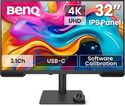 BenQ Creative Pro PV3200U – 32" 4K Premium Designer & Video Editing Monitor – 95% DCI‑P3 – 100% Rec.709 – Calman Verified – 2.1‑audio – MacBook‑modus – USB‑C 65W – HDR400 - ICCsync - iKeyboard control - Wireless Hotkey Puck G3 — thumbnail 1