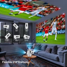 Lexium Mini beamer - Projector - Beamerscherm - Projectiescherm - Outdoor & Indoor Projector - — thumbnail 3