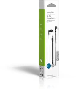 Nedis Bedrade Koptelefoon - 3,5 mm - Kabellengte: 1.20 m - Volumebediening - Zwart — thumbnail 2