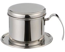 Roestvrijstalen Vietnamese koffiefilterbeker - filterkoffiezetapparaat - met handvat