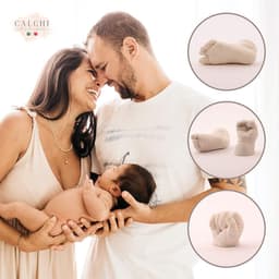 3D Handafdruk Set voor Paren, Familie of Baby - Professioneel Gieten in Italië Gemaakt — thumbnail 3