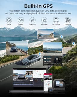Dashcam 4K + 1080p met GPS en nachtzicht — thumbnail 4