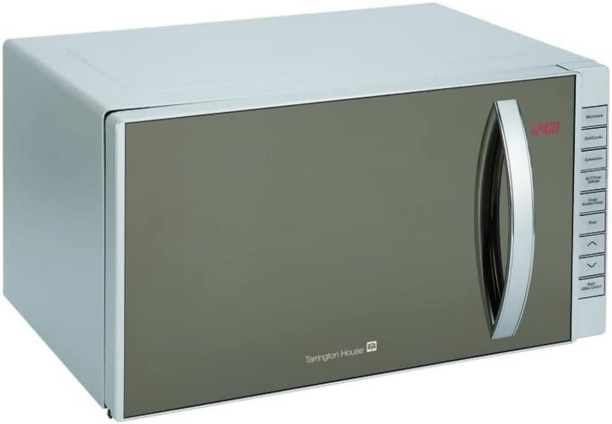 3-in-1 Magnetron met Grill en Ontdooifunctie - 23L RVS - 800W — afbeelding 1