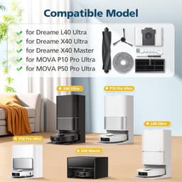 22-delige accessoireset - geschikt voor MOVA P10 Pro Ultra - P10 Ultra - Dreame L40 Ultra - X40 Ultra - X40 Master robotstofzuigers — thumbnail 5