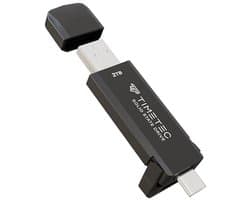 Draagbare Externe SSD 2TB USB 3.2 Gen2 Type C - Ultralicht en Aluminium
