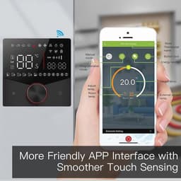 Wi-Fi Thermostaat met Touchscreen - Programmeerbare Draadloze Thermostaat voor Verwarming — thumbnail 3