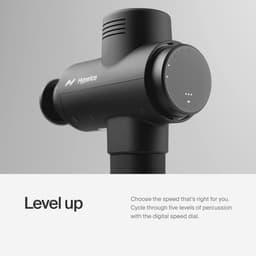 Percussiemassagepistool met Quiet Glide Technologie - 5 Snelheden en Verwisselbare Koppen - Pijnverlichting voor Spieren en Stijfheid — thumbnail 4