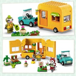 LEGO Animal Crossing - Leifs caravan en tuinwinkel Constructiespeelgoed — thumbnail 5
