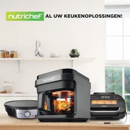 5.8 Quart Air Fryer met 8 Voorgeprogrammeerde Kookstanden en Transparante Frituurmand — thumbnail 2