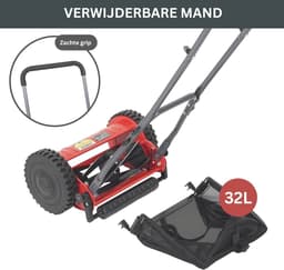 Handmaaiers voor Grasmaaien met 40 cm Snijbreedte - Ergonomisch en Milieuvriendelijk — thumbnail 2