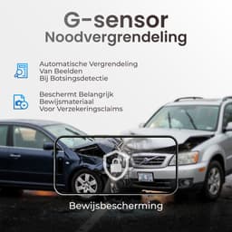Dynabright Dashcam 4K – Incl. 32GB kaart - Met Achteruitcamera (1080p) – Nachtzicht – Dashcam Voor Auto - Wifi – GPS – Parkeermodus – Dashcams - 170° Groothoek – G-Sensor Noodvergrendeling — thumbnail 2