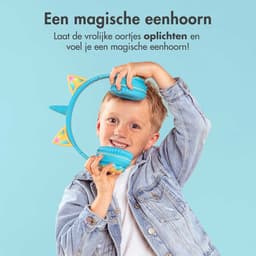 imoshion Kinder Koptelefoon Unicorn - Bluetooth en Decibelbegrenzer - Draadloze Koptelefoon Kinderen — thumbnail 2