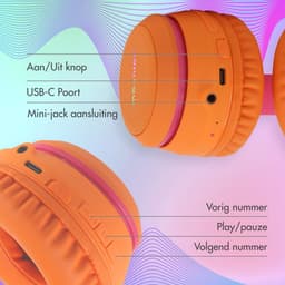 imoshion Kinder Koptelefoon LED - Bluetooth en Decibelbegrenzer - Draadloze Koptelefoon Kinderen — thumbnail 4